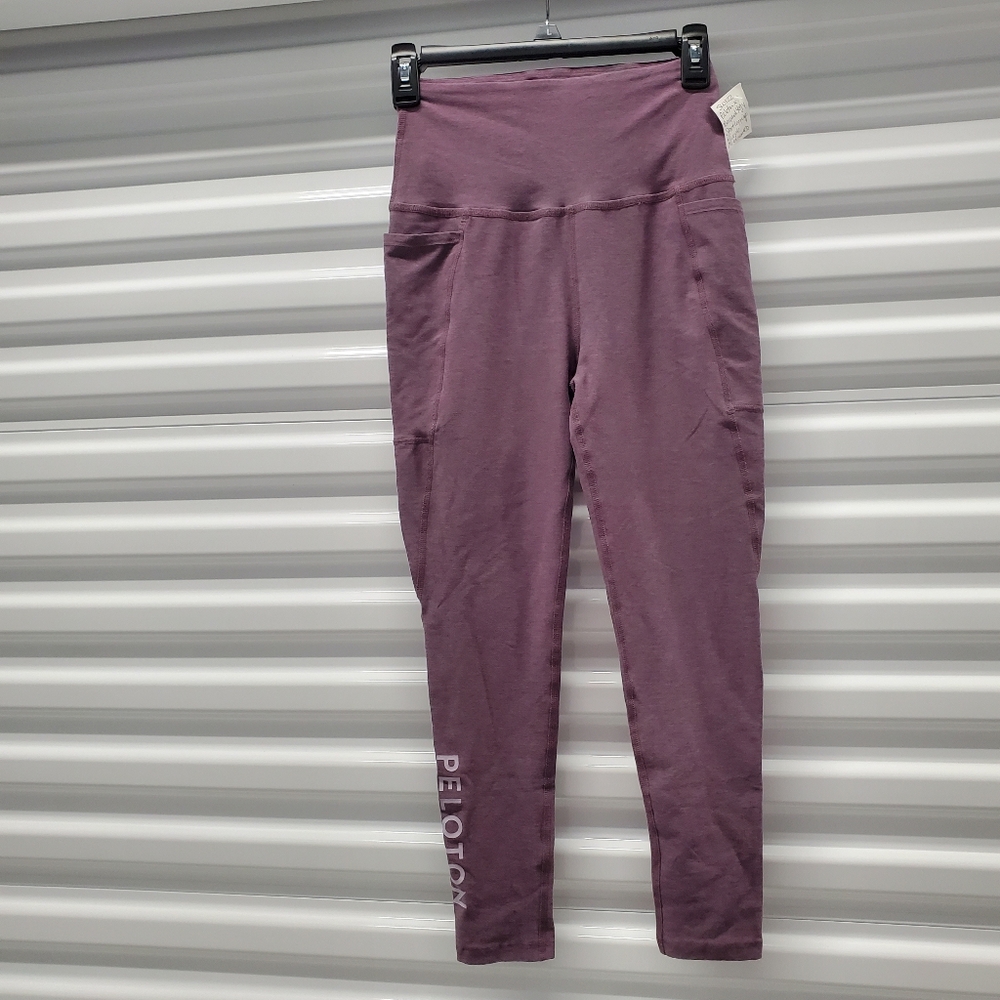 Peloton x Beyond Yoga Purple Leggings